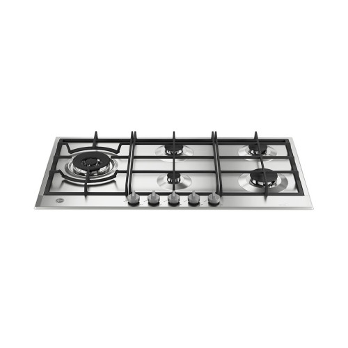 بوتاجاز هوفر مسطح بلت إن 90 × 60 - 5 شعلة غاز استانلس HVG9WL4K3X EGY