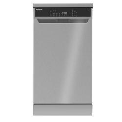 غسالة أطباق شارب 10 أفراد 45 سم شاشة رقمية 6 برامج استانلس QW-V610-SS