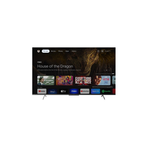 SHARP 4K Smart Deep Chroma Frameless TV 75 Inch Built-In Receiver 4T-C75FN6EX