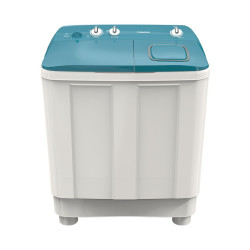 TORNADO Washing Machine Half Auto 12 Kg Pump White x Turquoise TMH-HS12CP(WA)