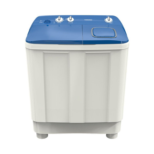 TORNADO Washing Machine Half Auto 12 Kg Pump White x Blue TMH-HS12CP(WB)