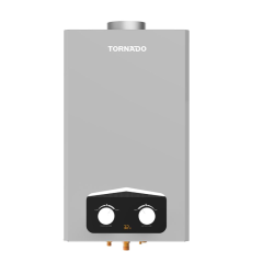 Skip to the beginning of the images gallery TORNADO Gas Water Heater 10 L Natural Gas Silver GHM-MP10N-S