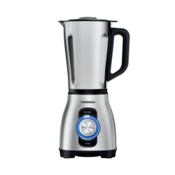 Tornado 800W Electric Blender, 1.75L Capacity, 5 Speeds, Silver BL-800SST