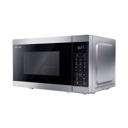 ميكروويف شارب شواية 25 لتر 900 وات 6 قوائم سيلفر R-250MGR-SL2