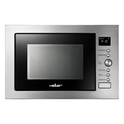 ميكروويف هيلر بلت إن ديجيتال 34 لتر 1000 وات 10 قوائم سيلفر HMBN-34GC-SL